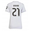 Damen Fußballbekleidung Real Madrid Brahim Diaz #21 Heimtrikot 2025-26 Kurzarm